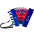 Acordeon Infantil Custom Kids 17 teclas 8 baixos CKAC 17-BL Azul - Imagem 3