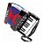 Acordeon Infantil Custom Kids 17 teclas 8 baixos CKAC 17-BK Preto - Imagem 2