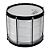 Surdo 14 pol x 30cm Luen Alumisteel Chapa Preto 60029 30x14 - Imagem 2