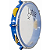 Pandeiro 8 Luen Baby Azul Plat Abs 60046AZ - Imagem 2
