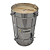 Cuica 06 pol x 25cm Luen Inox Escovado 30004 25x06 - Imagem 1