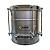 Cuica 10 pol x 25 cm Luen Inox Escovado 30014 25x10 - Imagem 5