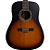 Violão Tagima TLM-100 Sunburst Folk - Imagem 4