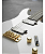 Guitarra Divitone DSG-10 AO Arctic Ore Branco com Dourado - Imagem 6