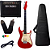 Kit Guitarra Tagima Tg-525 CA Vermelho Escudo Claro Cubo Meteoro - Imagem 1