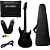 Kit Guitarra Tagima Tg-525 Bk Preta Escudo Bk Cubo Meteoro - Imagem 1
