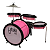 Bateria Infantil Luen Baby Rosa Pele Leitosa - Imagem 1