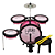 Bateria Infantil Luen Baby Rosa Pele Leitosa - Imagem 3