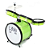 Bateria Infantil Luen Baby Verde Pele Leitosa - Imagem 4