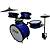 Bateria Infantil Luen Star Kids Azul Pele Leitosa - Imagem 3
