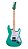 Kit Guitarra Seizi Fun Katana Musashi HSS Turquoise Sparkle Amplificador - Imagem 5