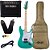 Kit Guitarra Seizi Fun Katana Musashi HSS Turquoise Sparkle + Meteoro 35GS - Imagem 1