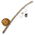 Berimbau Gope Viola Grande capoeira Completo caxixe baqueta pedra 5009v - Imagem 1