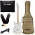 Kit Guitarra Canhota Seizi Fun Katana Musashi HSS MP Lefty Snow White Sparkle Meteoro - Imagem 1