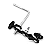 Kit Tamborim Torelli TT409 p/ bateria c/ clamp + haste completo - Imagem 5