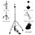 Estante Chimbal Hi Hat H-22H (P) MF0100 - Imagem 2