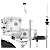 Bateria Nagano Garage Fusion 20 Bumbo 20 MWT Modern White Branca - Imagem 4