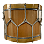 Alfaia Gope 14" Madeira Com Aro De Madeira - Afinacao De Corda Bme14 - Imagem 3