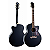 Violão Jumbo Marques Va-209Bkeq Preto Aço Com Captação Fishman - Imagem 1