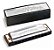 Gaita Harmonica Hohner Hot Metal Diatonica em C - Imagem 1