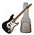 Guitarra Benson Hardy S 902 M BK/WP Black Chrome com Bag - Imagem 1