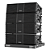 Line Array Attack Versa Red VSL208 2x8 + driver c/ Diagrama Poliéster - Imagem 4