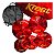Kit Completo Pratos 14 16 18 20 + Bag Krest Harpy Color Vermelho - Imagem 1