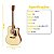 Violão Folk Eagle Ch889 NT Natural Elétrico Aço - Imagem 5