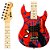 Kit Guitarra Infantil Criança Spider Man Phx Marvel Capa Bag - Imagem 3