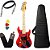 Kit Guitarra Infantil Criança Spider Man Phx Marvel Capa Bag - Imagem 1