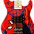 Kit completo Guitarra Infantil Phx Homem Aranha Spider Caixa Borne - Imagem 3