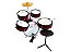 Bateria Criança Infantil Rock Baby Am Cor vermelho - Imagem 1