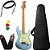 kit Guitarra Tagima TG530 Woodstock Azul Capa Bag - Imagem 1