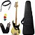 Kit Baixo Tagima TW66 Butterscotch Woodstock 4 Cordas Capa - Imagem 1