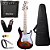Kit Guitarra Infantil Phx Isth 1/2 Sunburst Cubo Sheldon - Imagem 1