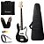Baixo Phx Jb 4 cordas JazzBass Preto amplificador cubo sheldon - Imagem 1