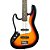 Baixo 4 Cordas Canhoto Phx Jb 4 Jazz Bass Sunburst Capa Alça - Imagem 3