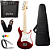 Guitarra Infantil Phx Isth 1/2 Vermelho Caixa Sheldon - Imagem 1