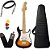 Kit Guitarra Criança Infantil Eletrica Phx Isth 1/2 Sunburst Bag - Imagem 1
