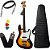 Kit Baixo Phx Jb 4 Jazz Bass 4 Cordas Sunburst Capa Bag Alça - Imagem 1