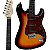 Guitarra Giannini 3 Singles G100 Sunburst E Vinho - Imagem 2