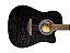 Violao PHX Anatomico Folk Tigrado AH-T4  J. White Cor Preto - Imagem 1