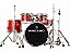 Bateria Nagano Garage Gig Bumbo 18 10 12 13 14 wine sparkle vermelha - Imagem 1