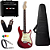 Kit guitarra tagima t635 Vermelho Escura amplificador borne - Imagem 1