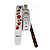 Correia Violao Baixo Guitarra Branco E Floral Basso Vtfl04 - Imagem 1