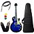 Guitarra Les Paul Strinberg Lps230 Azul Blue Com Capa Bag - Imagem 1