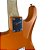 Guitarra Squier Affinity Stratocaster Laranja Amplificador - Imagem 8