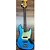 Baixo Sx Sjb62 Lpb azul Jazz Bass 4 cordas com capa bag - Imagem 3