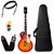 Kit Guitarra Les Paul Strinberg Lps230 Cherry Sunburst Capa - Imagem 1