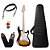 Kit Guitarra Strinberg Sts100 Sb Sunburst Stratocaster Capa Bag - Imagem 1